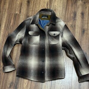 Jachs Black and Cream Checkered Jacket